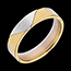 Geschenke Ring Harlekin in Gelbgold und Weissgold