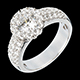 Hochzeit ring sultan pave in weissgold 85 karat 43 diamante