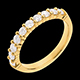 Verk�ufe trauring semi pave gelbgold krappenfassung 065 kar