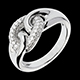 Geschenke Frauen ring lien infini 