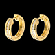 on-line Kauf creolen gelbgold 024 karat 22 diamanten