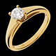 On-line Verfkauf solitarring diademe in gelbgold