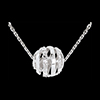 On-line Verk�ufe Collier Amour en Cage in Weissgold - 11 Diamanten