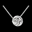 Juwelier Collier Amour en Cage in Weissgold - 11 Diamanten