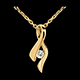 Geschenk Frau anhanger infini in gelbgold