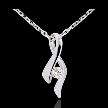Geschenk Anh�nger infini in Weissgold