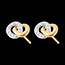 Juwelieren Ohrstecker sautoir  - 20 Diamanten