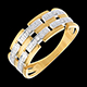 Juwelieren ring kanevas gelbgold diamanten