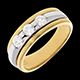 Gold Schmucke trilogie eklipse weiss und gelbgold 044 karat diam