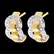 On-line Verk�ufe ohrringe fermoir gelbgold 023 karat 38 diamanten