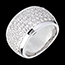 on-line Kauf Ring Diorama in Weissgold - 2.05 Karat - 79 Diamanten
