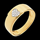 Juwelieren ring herz gelbgold 13 diamanten