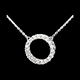 Hochzeit collier firmament in weissgold 75 karat 19 diamant