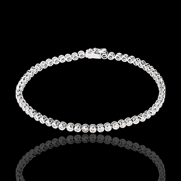 Frau Armband P�pite in Weissgold - 1.15 Karat - 58 Diamanten