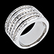 Geschenk Frauen ring vertigo pave in weissgold karat 81 diamanten