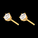 On-line Verk�ufe diamantohrstecker in gelbgold krappen 75 karat