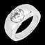 Frau Solit�rring Era - Weissgold