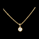 Schmuck solitar anhanger poupee in gelbgold