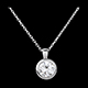 Geschenke solitar collier poupee in weissgold