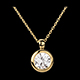 Geschenk Frau solitar anhanger poupee in gelbgold