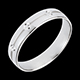 Juwelier trauring cheops in weissgold