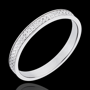 Geschenke Trauring Maxim aus Weissgold