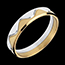 Verk�ufe Ring Couronne in Gelbgold und Weissgold