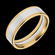 Gold Schmuck ring dandy aus gelbgold und weissgold
