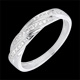 Geschenke Frau diamant ring tresse precieuse weissgold