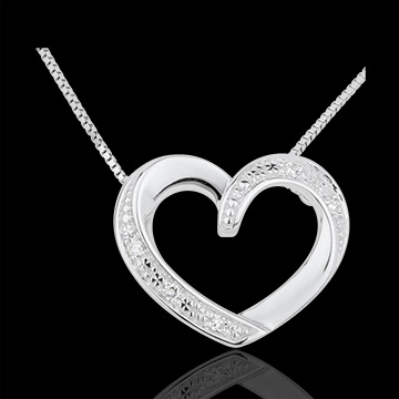 On-line Verfkauf Collier Liebe in Wei�gold