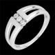 Frau diamant ring trilogie selma weissgold