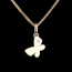 Frau Mein kleiner Schmetterling - Gr��e f�r Kinder - Gelbgold
