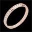 On-line Verk�ufe Trauring zur H�lfte mit Diamanten besetzt in Rotgold - Kanalfassung - 11 Diamanten