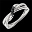 On-line Verfkauf Ring Trilogie Wei�gold mit schwarzen Diamanten