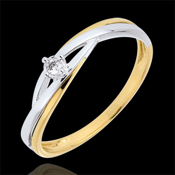 Gold Schmuck Solit�rring Dova