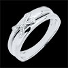 Verkäufe Ring Schleife mit Liebe zu Weißgold