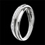 Hochzeit Ring Trifolie - Wei�gold - 13 Diamanten
