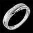 Hochzeit Ring Trifolie - Wei�gold - 13 Diamanten