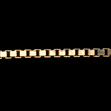 Juwelier Venezianerkette Gelbgold fein - 42 cm - 375