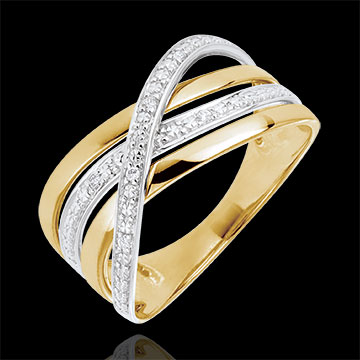 Geschenke Frauen Ring Elite in Gelbgold