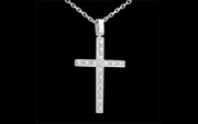 Anh�nger Kreuz pav�