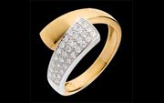 Ring Tropique - 34 Diamanten