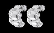 Ohrringe Fermoir - 38 Diamanten
