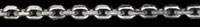 Erbsenkette Wei�gold fein 42 cm