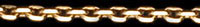 Erbsenkette Gelbgold mittel 42 cm