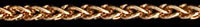 Zopfkette Gelbgold 42 cm