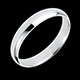 On-line Verk�ufe trauring square aus weissgold