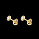 Geschenke Frau diamantohrringe poupee in gelbgold