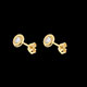 Juwelieren diamantohrringe poupee in gelbgold
