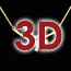 Gold Schmuck Collier Noeud Eternel